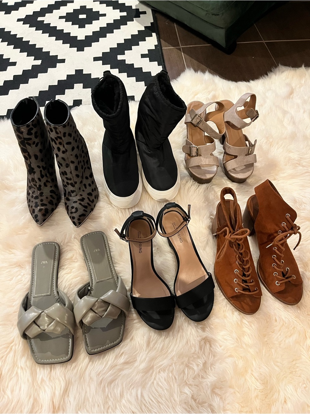 SHOE & BOOT LOT! ❤️ Zara, J/slides, Nine West, Aldo, Call it Spring, F21, Soda